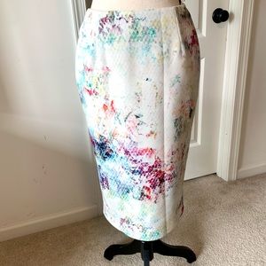 HELENE BERMAN London Midi Pencil Skirt—SZ. XS